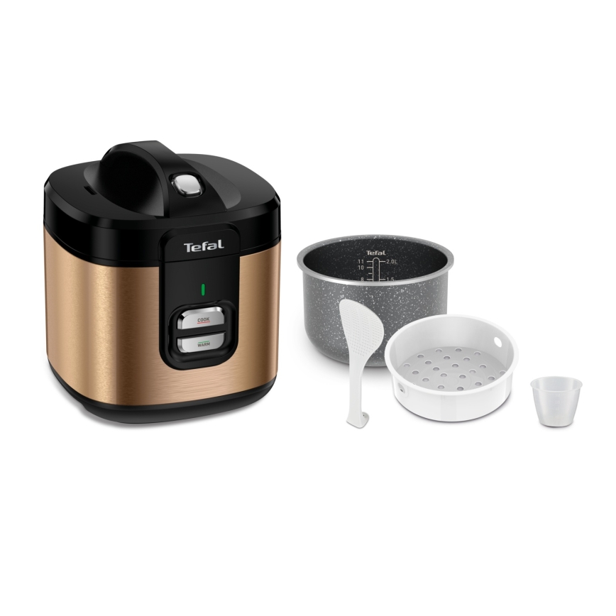 Tefal - Cuiseur à riz COPPERTINTO 600/230V 2 l cuivré