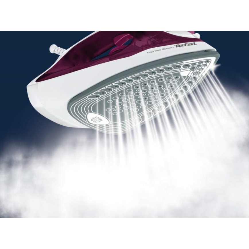 Tefal - Dampfbügeleisen EXPRESS STEAM 2400W/230V burgunderrot