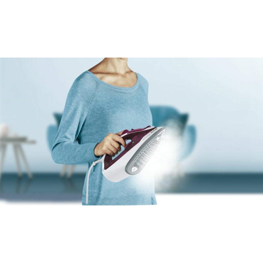 Tefal - Dampfbügeleisen EXPRESS STEAM 2400W/230V burgunderrot