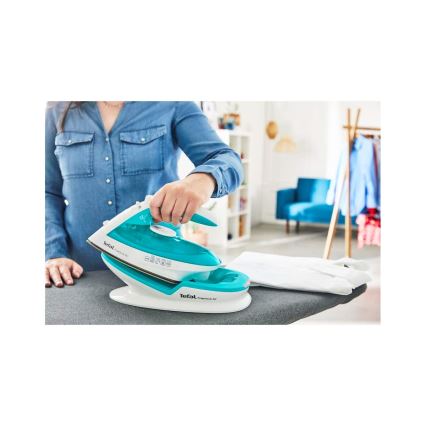 Tefal - Dampfbügeleisen FREEMOVE AIR 2400W/230V weiß/türkisfarben