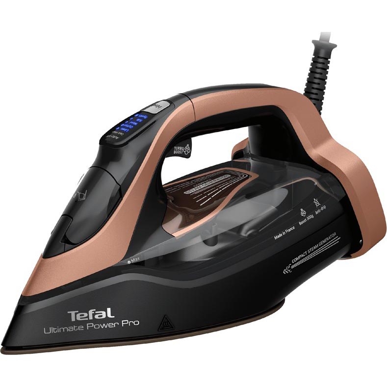 Tefal - Dampfbügeleisen ULTIMATE POWER 3200W/230V kupfern/schwarz