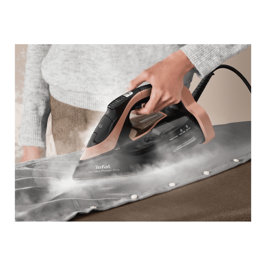 Tefal - Dampfbügeleisen ULTIMATE POWER 3200W/230V kupfern/schwarz