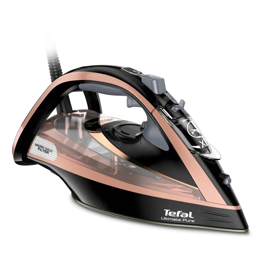 Tefal - Dampfbügeleisen ULTIMATE PURE 3000W/230V kupfern/schwarz