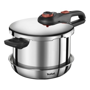 Tefal - Druckkochtopf 6 l SECURE TRENDY + 5-teiliges INGENIO EMOTION-Set