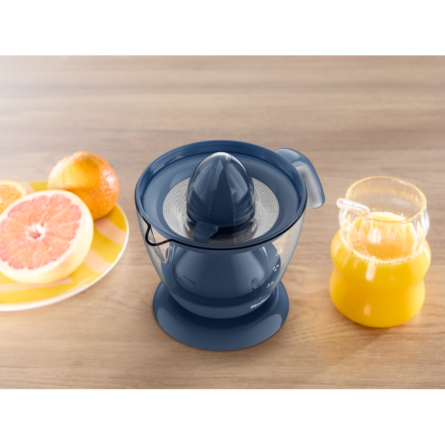 Tefal - Elektrische Zitruspresse MORNING CITRUS PRESS 0,8 l 25W/230V blau