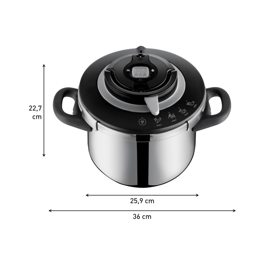 Tefal - Ensemble d'autocuiseurs 4,5/6 l CLIPSO+ CHEF