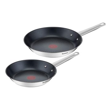Tefal - Ensemble de 2 poêles COOK EAT 24/28 cm