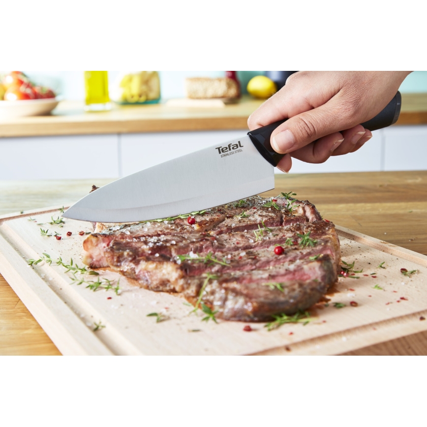 Tefal - Ensemble de 3 couteaux ESSENTIAL