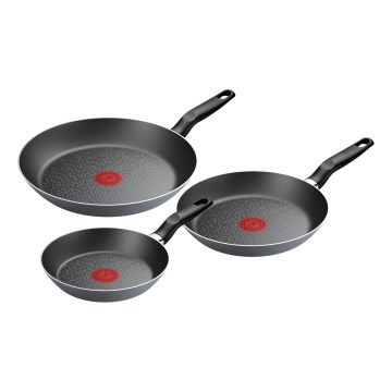 Tefal - Ensemble de 3 poêles ONLY COOK