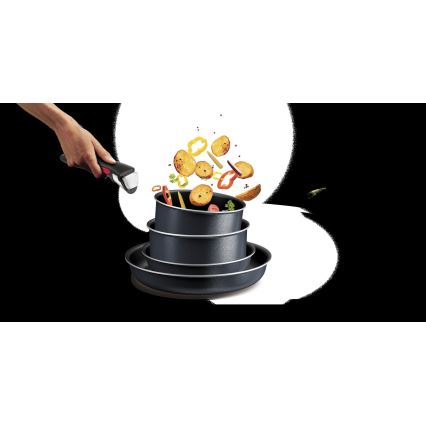 Tefal - Ensemble de 5 pièces de batterie de cuisine INGENIO SO LIGHT