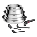 Tefal - Ensemble de 9 pièces INGENIO COOK en inox