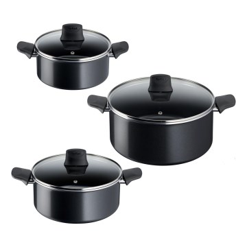 Tefal - Ensemble de batterie de cuisine 6 pièces GENEROUS COOK