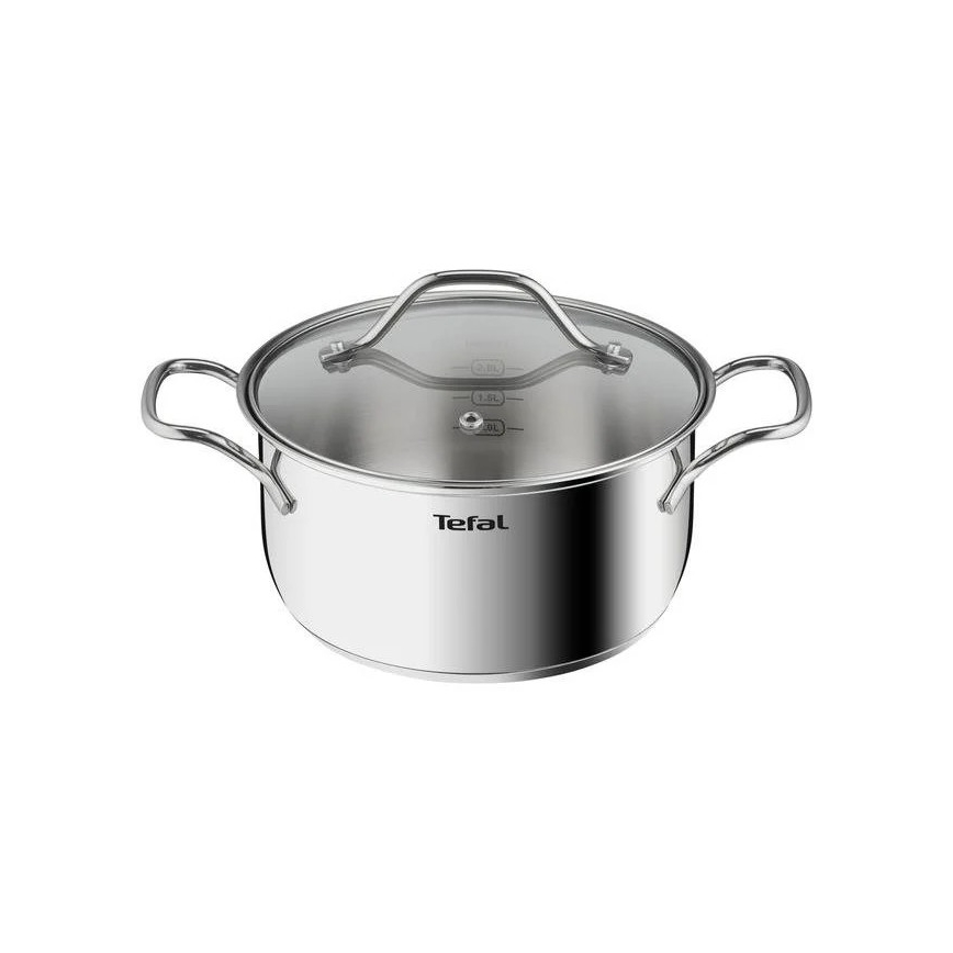 Tefal - Ensemble de casseroles 10 pce INTUITION acier inoxydable