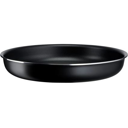 Tefal - Ensemble de poêles 3 pce INGENIO EASY COOK & CLEAN BLACK