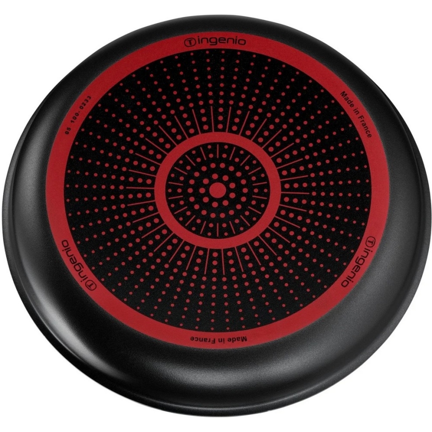 Tefal - Ensemble de poêles 3 pce INGENIO EASY COOK & CLEAN BLACK
