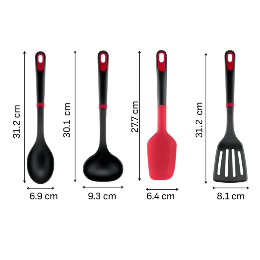 Tefal - Ensemble d'ustensiles INGENIO 4 pièces