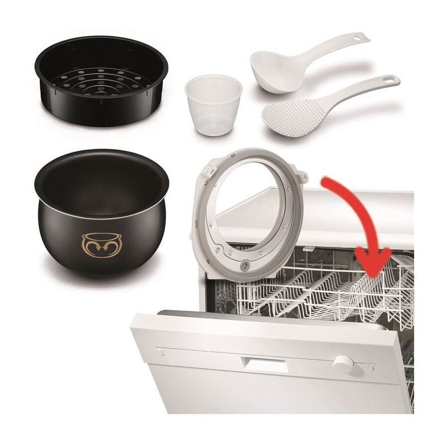 Tefal - Fait-tout électrique multifonction FUZZY 750W/230V