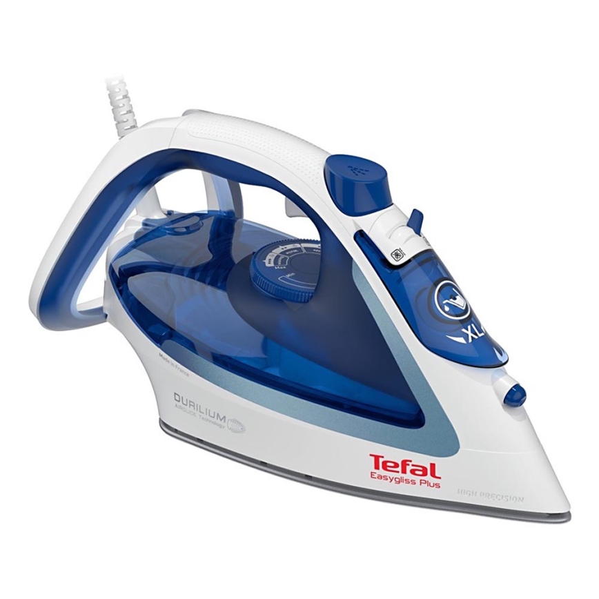 Tefal - Fer à repasser STEAM IRONS EASYGLISS 2500W/230V blanc/bleu