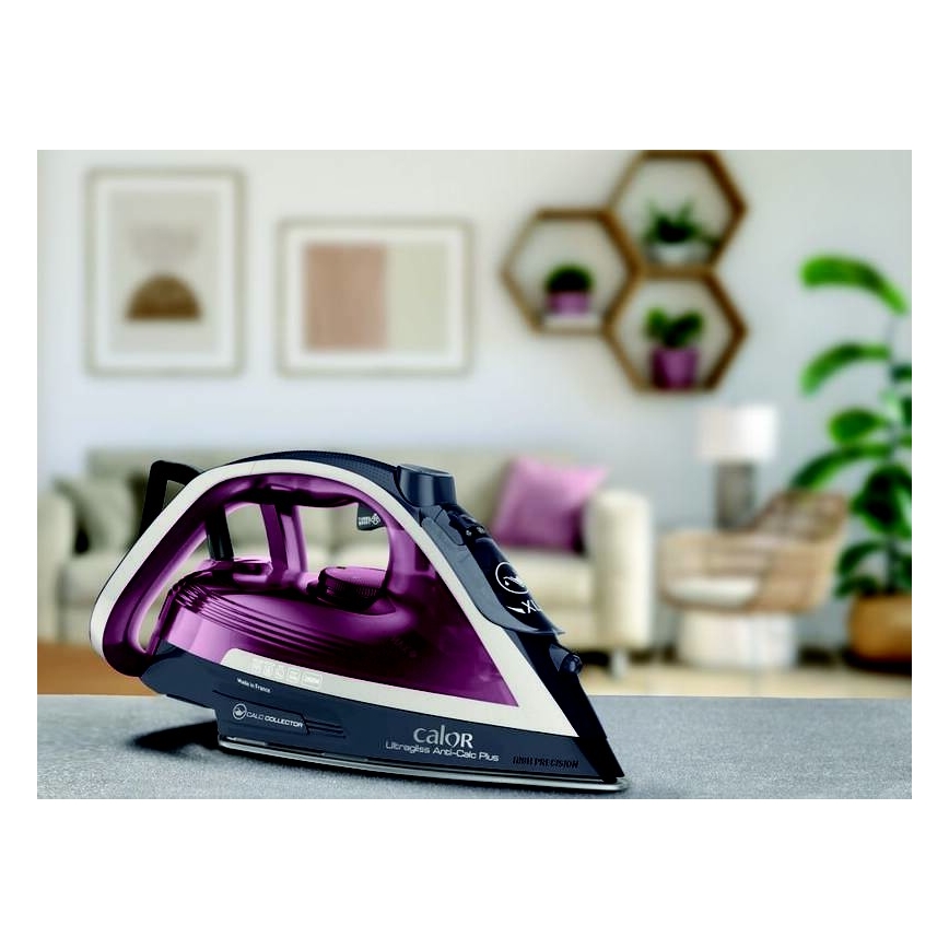 Tefal - Fer à repasser ULTRAGLISS PLUS 2800W/230V bordeaux/gris