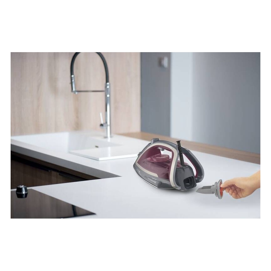 Tefal - Fer à repasser ULTRAGLISS PLUS 2800W/230V bordeaux/gris