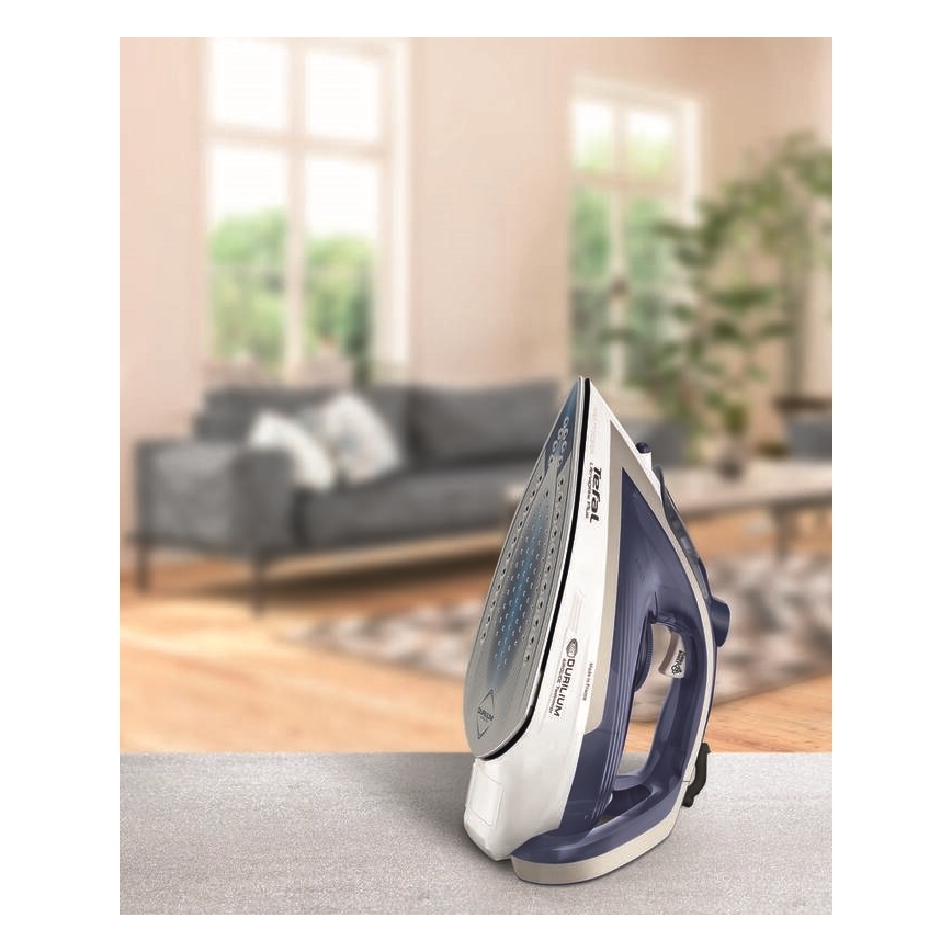 Tefal - Ferro a vapore ULTRAGLISS PLUS 2800W/230V blu