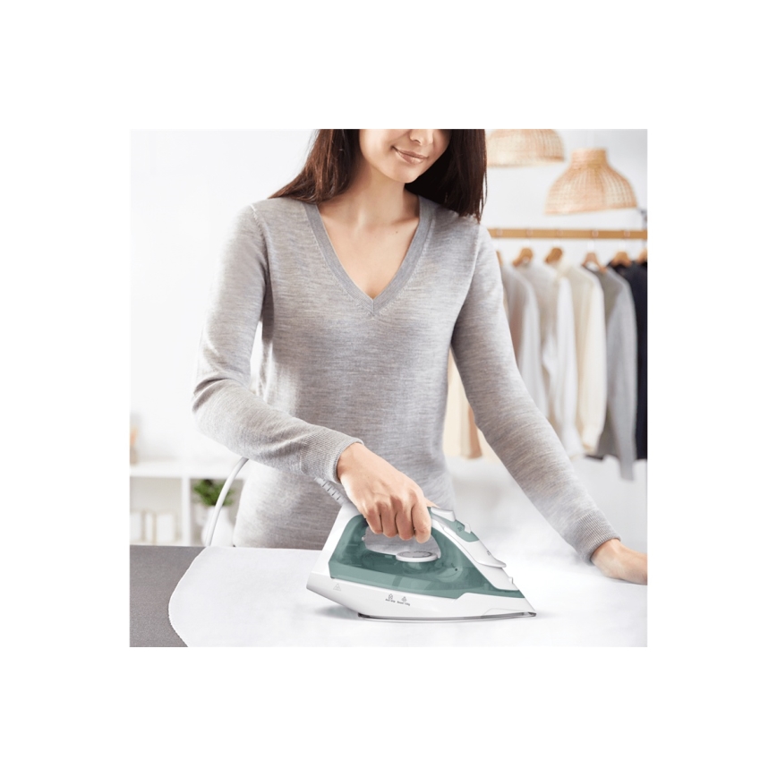 Tefal - Ferro a vapore VIRTUO 2000W/230V verde