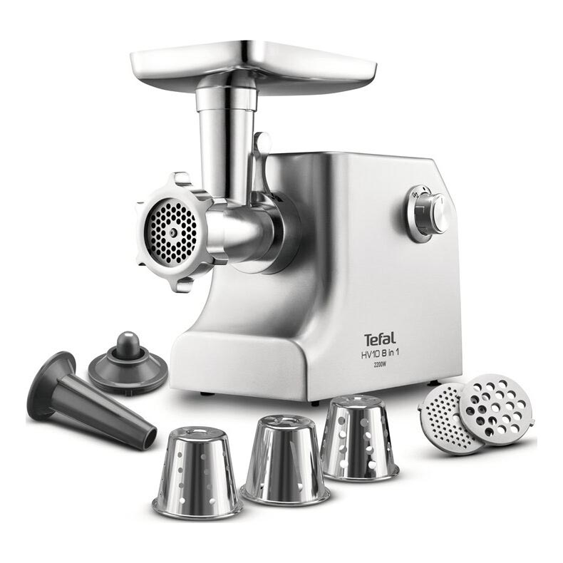 Tefal - Fleischwolf 8in1 2200W/230V silbern