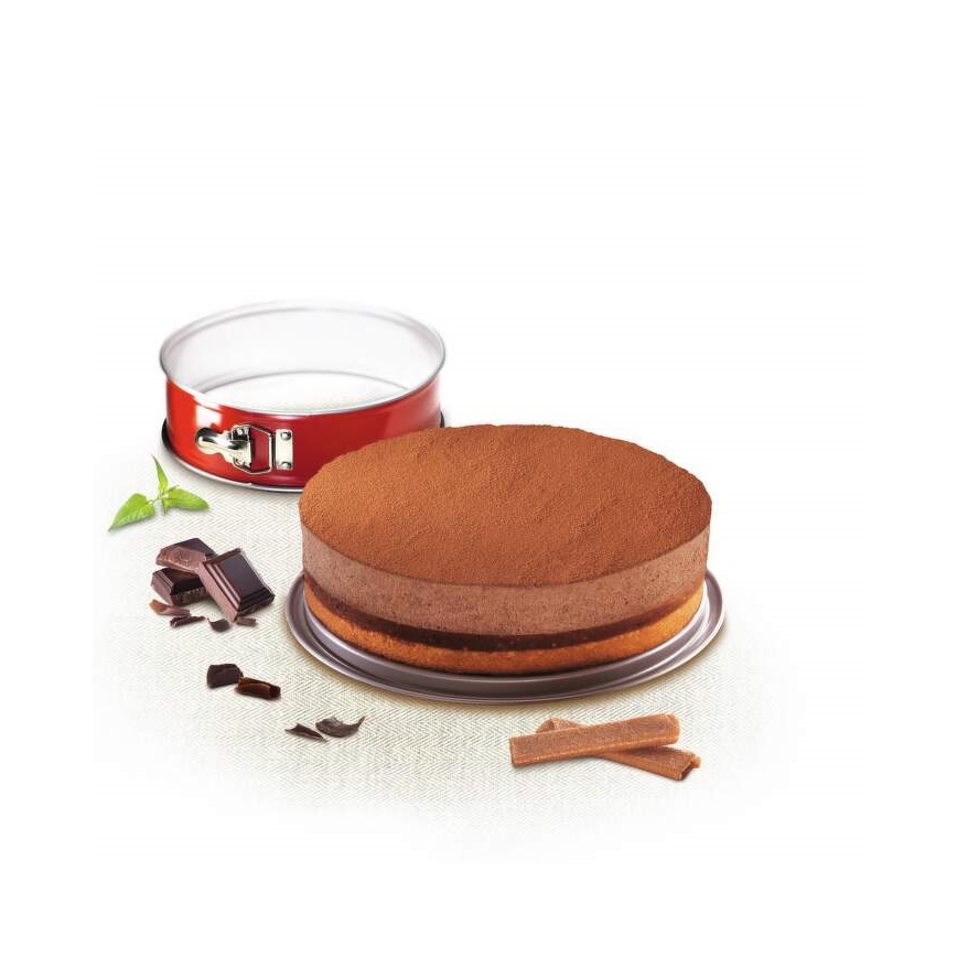 Tefal - Forma per torte pieghevole DELIBAKE 19 cm rosso
