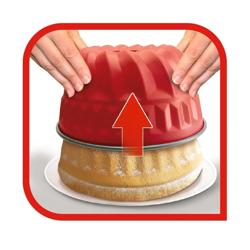 Tefal - Formino torta DELIBAKE 22 cm rosso