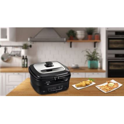 Tefal - Friggitrice 2 l VERSALION DE LUXE 7in1 1600W/230V nero
