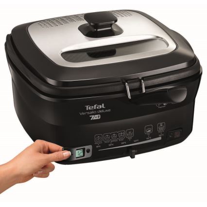 Tefal - Friggitrice 2 l VERSALION DE LUXE 7in1 1600W/230V nero
