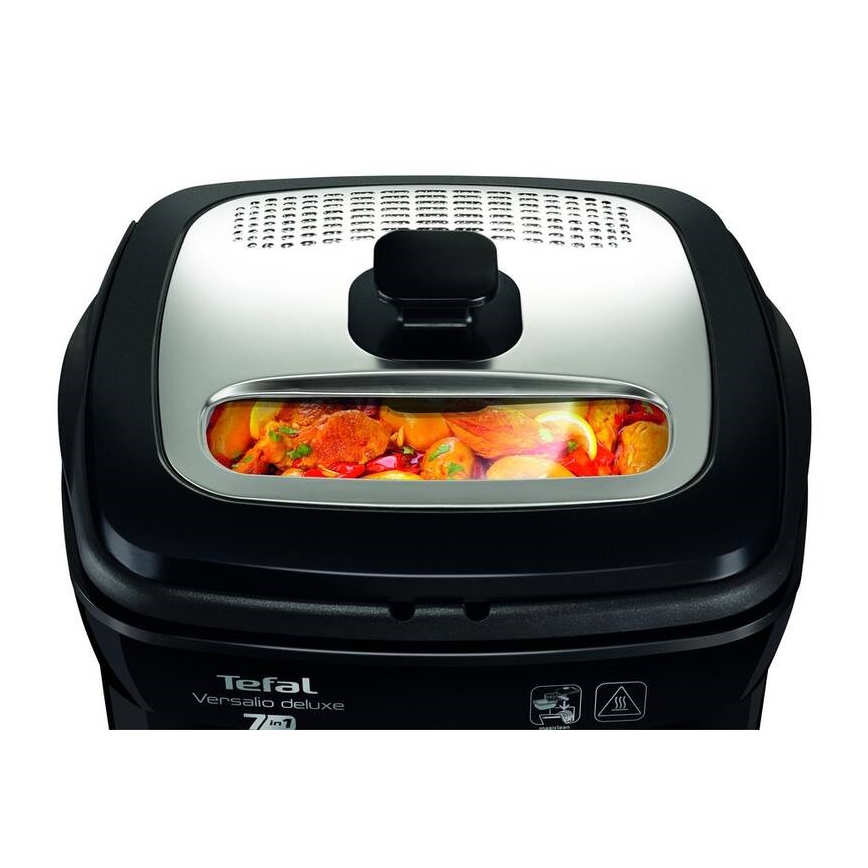 Tefal - Friggitrice 2 l VERSALION DE LUXE 7in1 1600W/230V nero