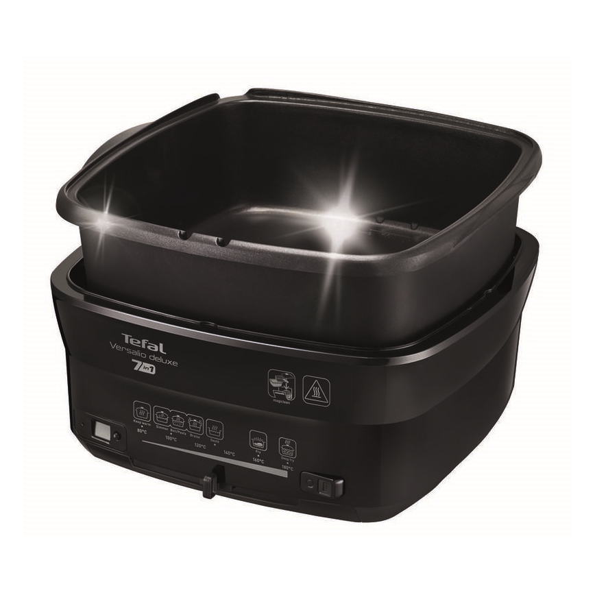 Tefal - Friggitrice 2 l VERSALION DE LUXE 7in1 1600W/230V nero