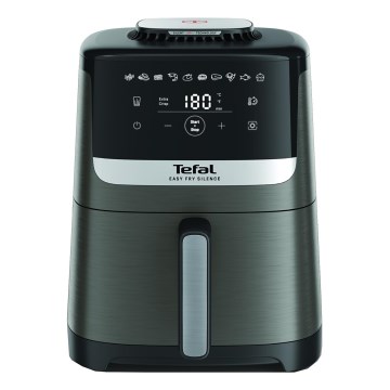 Tefal - Friggitrice ad aria da 5 l EASY FRY SILENCE COAL 1400-1670W/230V
