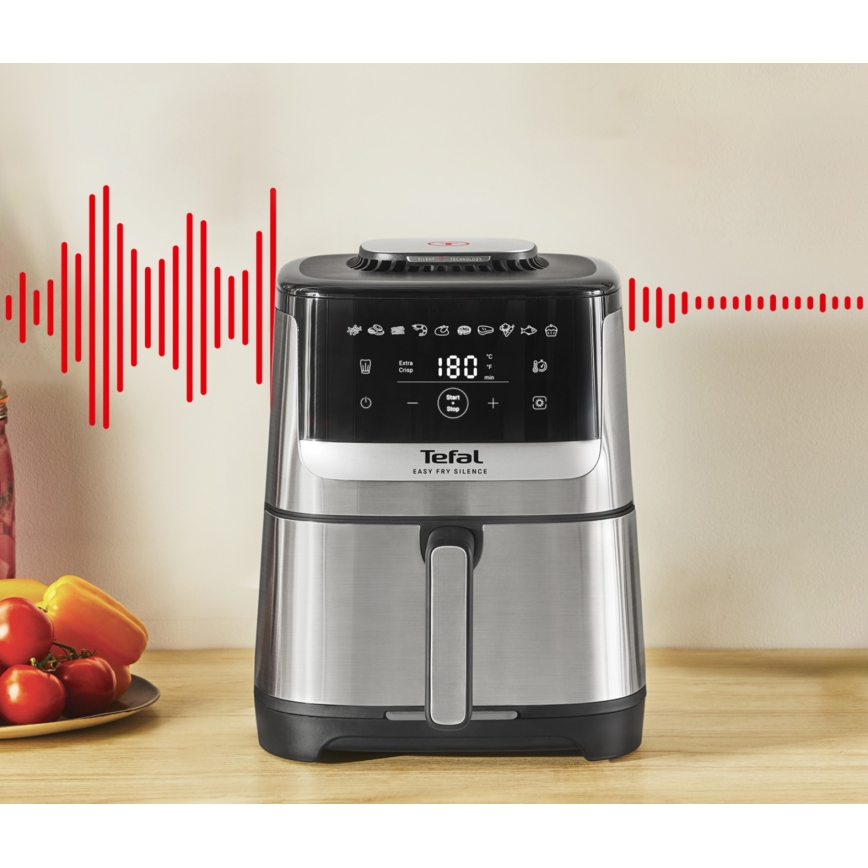 Tefal - Friteuse à air chaud 5 l EASY FRY SILENCE 10 en 1 1400-1670W/230V