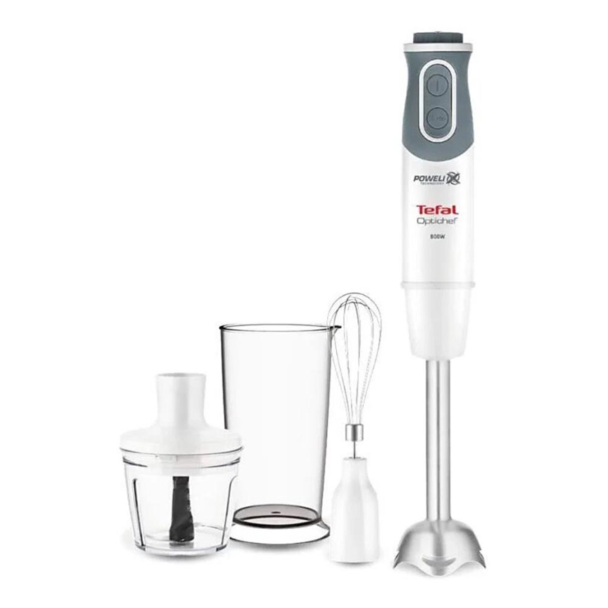 Tefal - Frullatore a immersione OPTICHEF 800W/230V bianco