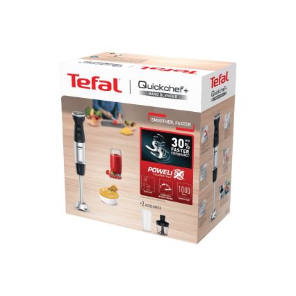 Tefal - Frullatore a immersione QUICKCHEF 1000W/230V nero