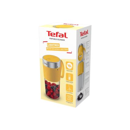 Tefal - Frullatore BLENDFORCE 50W/5V 1200 mAh giallo