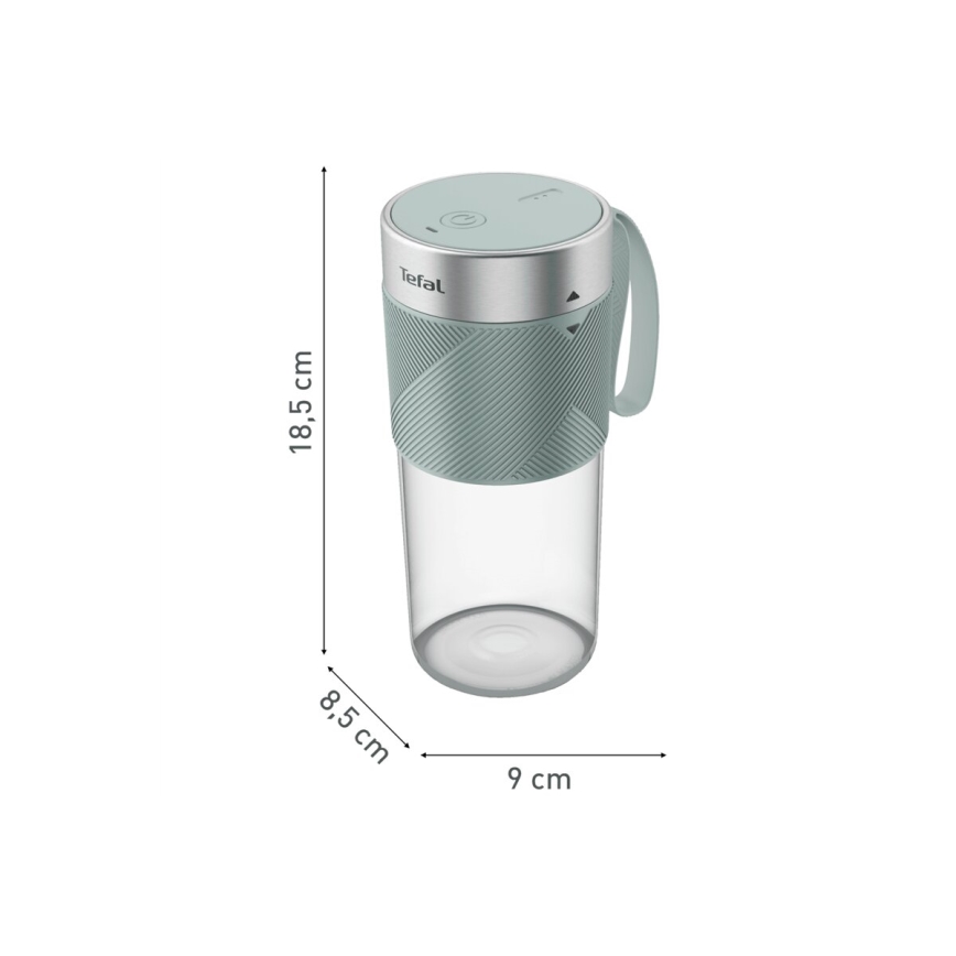 Tefal - Frullatore BLENDFORCE 50W/5V 1200 mAh menta