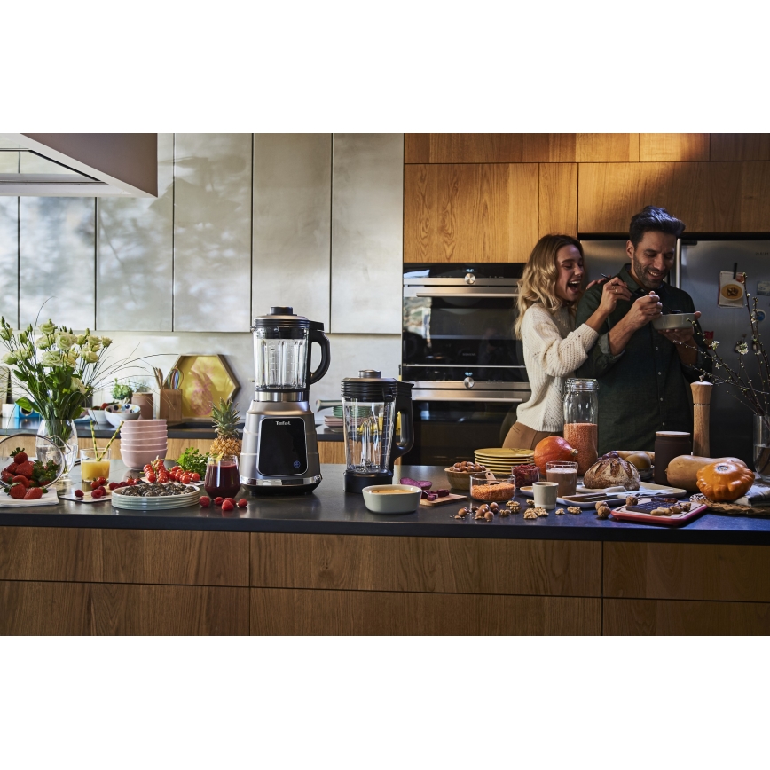 Tefal - Frullatore da tavolo per cucina HIGH SPEED ULTRABLEND BOOST 1300W/230V grigio