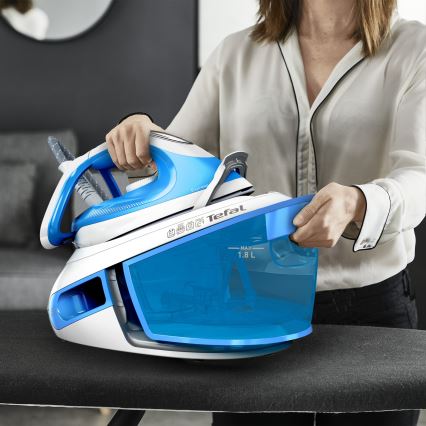 Tefal - Generatore di vapore EXPRESS AIRGLIDE 2800W/230V blu