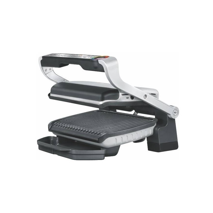 Tefal - Griglia a contatto OPTIGRILL+ INOX WAFFLES 2000W/230V nero/cromo
