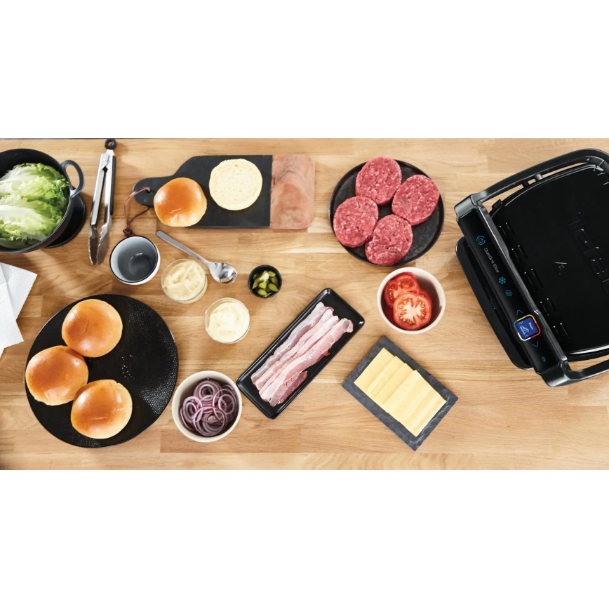 Tefal - Grill de contact OPTIGRILL ELITE 2000W/230V noir