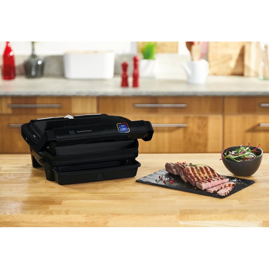 Tefal - Grill de contact OPTIGRILL ELITE 2000W/230V noir