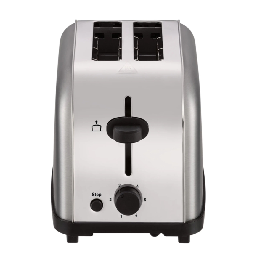 Tefal - Grille-pain à deux compartiments ULTRA MINI 700W/230V chrome mat