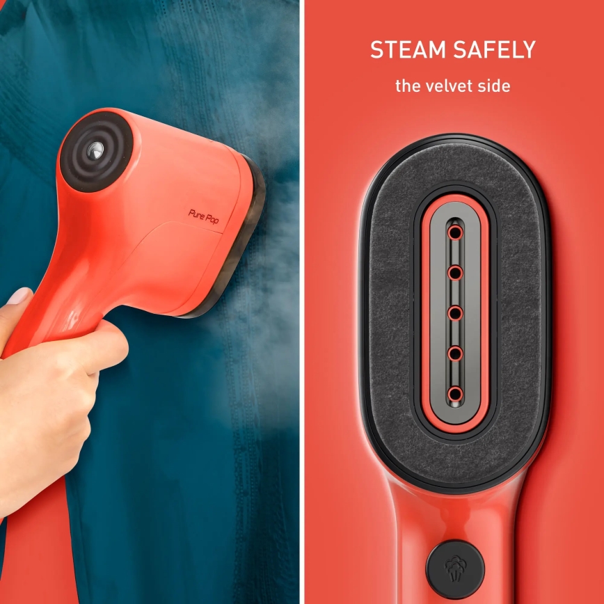 Tefal - Handdampfgerät für Kleidung  PURE POP 1300W/230V rot