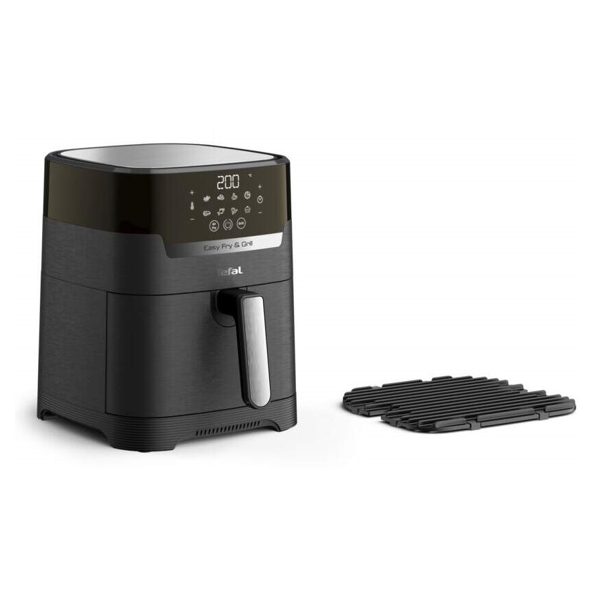 Tefal - Heißluftfritteuse 4,2 l EASY FRY&GRILL 2-in-1 1550W/230V schwarz