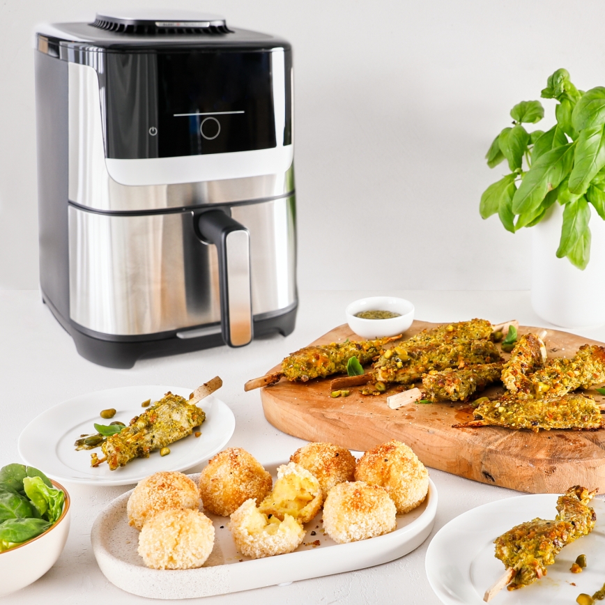 Tefal - Heißluftfritteuse 5 l EASY FRY SILENCE 10-in-1 1400-1670W/230V