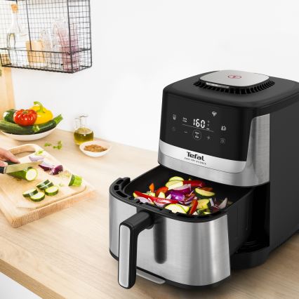 Tefal - Heißluftfritteuse 5 l EASY FRY SILENCE 10-in-1 1400-1670W/230V