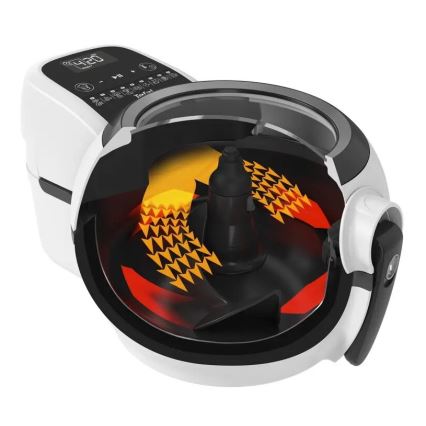 Tefal - Heißluftfritteuse ACTIFRY GENIUS DUAL MOTION 1,2l 1350W/230V weiß